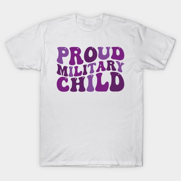 proud military child T-Shirt by mdr design